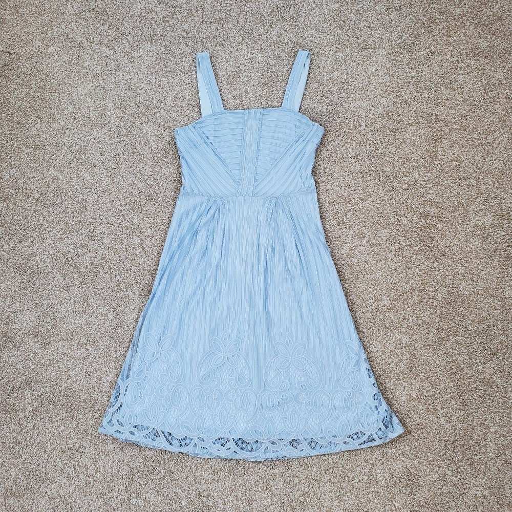 Powder Blue Midi Dress